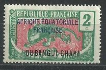 [Middle Congo Not Issued Stamps Overprinted "OUBANGUI-CHARI", type E1]