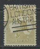 [Definitive Issues - Kangaroo and Map, type A4]