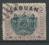 [North Borneo Stamps Overprinted "LABUAN", type J8]