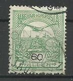 [Turul over Crown of Saint Stephen - New Watermark, ประเภท F70]