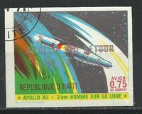 [Airmail - Successful Return of Apollo 13 - Issues of 1970 Overprinted "APOLLO XIII RETOUR SUR LA TERRE", type OI]