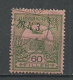 [Turul over Crown of Saint Stephen - Different Watermark, प्रकार F98]