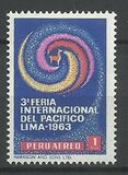 [Airmail - The 3rd International Pacific Fair, Lima, jenis NP]