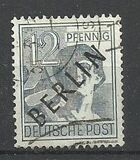 [BERLIN in Black Overprint on "Allied Occupation Zone" Stamps, type A4]
