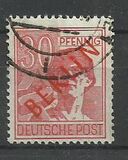 [BERLIN in Red Overprint on "Allied Occupation Zone" Stamps, type B7]