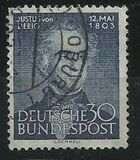 [The 150th Anniversary of the Birth of Justus Liebig, típus AK]