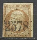 [Emperor Napoléon III - Inscription: "EMPIRE FRANC", タイプ C2]