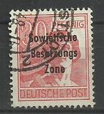 [Joint Allied Occupation Zones Stamps Overprinted "Sowjetische Besatzungs Zone", type B10]