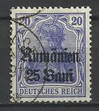 [German Empire Postage Stamps Surcharged & Overprinted "Rumanien", 类型 C3]