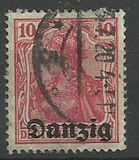 [German Stamps Overprinted "Danzig", 类型 A1]