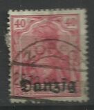 [German Stamps Overprinted "Danzig", 类型 A5]