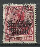 [German Empire Postage Stamps Overprinted "Russisch- Polen", type A2]