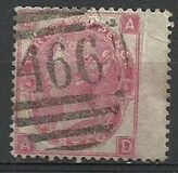 [Queen Victoria - Large White Control Letters in Corners, Tüüp K1]