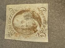 [Benjamin Franklin, 1706-1790 and George Washington, 1732-1799 - Bluish Paper, type A]