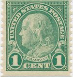 [George Washington - Rotary Press. Size: 19 x 22½-22¾, type DW140]