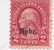 [Overprinted "Nebr." - Rotary Press Printing, type HJ]