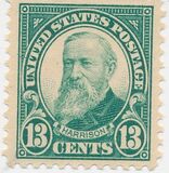 [Benjamin Harrison, 1833-1901, typ FZ]