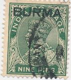 [India Postage Stamps Overprinted "BURMA", प्रकार A2]