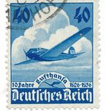 [The 50th Anniversary of the German Airmail, τύπος OE]