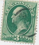 [George Washington - White Wove Paper, type AH1]