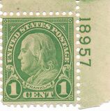 [George Washington - Rotary Press. Size: 19 x 22½-22¾, type DW140]