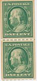 [Benjamin Franklin & George Washington - Coil Stamps, type DV7]