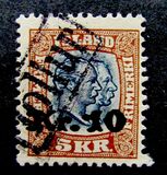[Overprinted Kr.10, タイプ P3]