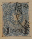 [German Empire Postage Stamps Surcharged, type A1]