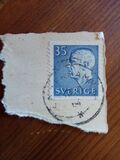 [King Gustaf VI Adolf of Sweden & Tree Crowns - New Colors and Values, type FA60]
