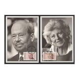 [The Death of Prince Franz Joseph II, 1906-1989 and Princess Gina, 1921-1989, type AIG]