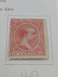 [King Alfonso XII - As Previous, New Colors, type AS15]