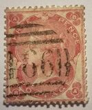 [Queen Victoria - Small White Control Letters in Corners, Tipe K]