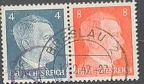 [Hitler - German Empire Stamps 1941-1945 Overprinted Bad Gottleuba's Signature Stamp, type A2]