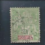 [Inscription: "NLLE CALÈDONIE et DEPENDANCES" - Colored Paper, type I3]