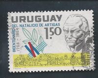 [Airmail - the 200th Anniversary of the Birth of General Jose Artigas, type QO]