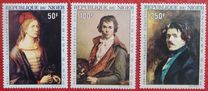 [Airmail - Self-portraits of Famous Painters, 類型 EC]