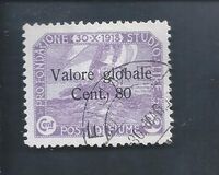 [No. 49-60 Overprinted "Valore globale" in 2 Types. Type I: 1919, Thin Overprint. Type II: 1920, Thick Overprint, тып AO4]