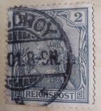 [Germania - Inscription "REICHSPOST", Tipi J]