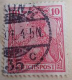 [Germania - Inscription "REICHSPOST", Tipi J3]