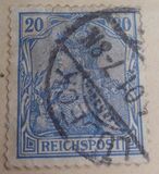[Germania - Inscription "REICHSPOST", Tipi J5]