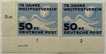 [The 75th Anniversary of the Universal Postal Union, tip A]