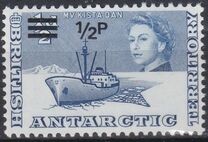 [Antarctic Research - Issues of 1963 Surcharged, type A1]