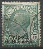 [Italian Postage Stamps Overprinted "Tripoli di Barberia", type A2]
