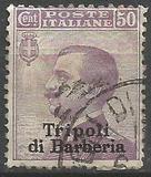 [Italian Postage Stamps Overprinted "Tripoli di Barberia", type A7]