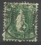 [Definitive 1899-1903 - Standing Helvetia - White Paper, type M9]