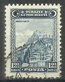 [Inscription "TÜRKIYE CÜMHURIYETI" - "Ü" in "CÜMHURIYETI", type JU2]