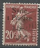 [French Postage Stamps Surcharged & Overprinted "SYRIE", type Q4]