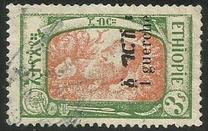 [No. 132 Surcharged, tip AR2]