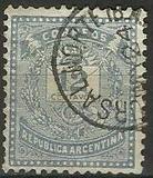 [Carta y cuerno postal. 19 “Perlas" en el marco superior., tipo V3]