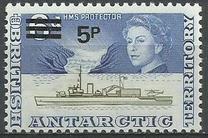 [Antarctic Research - Issues of 1963 Surcharged, type H1]